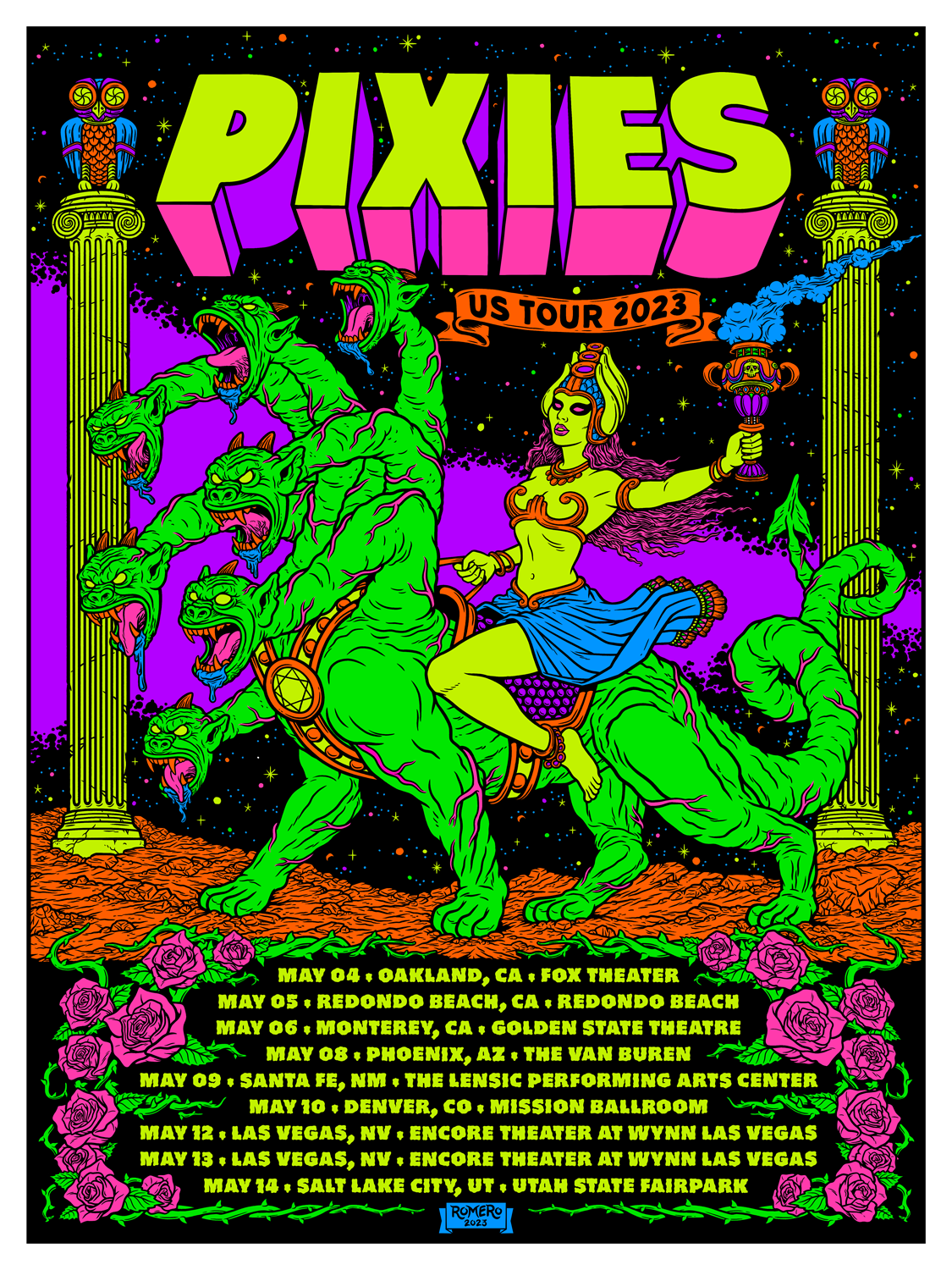 Pixies | AP Tour Poster | United States | 2023