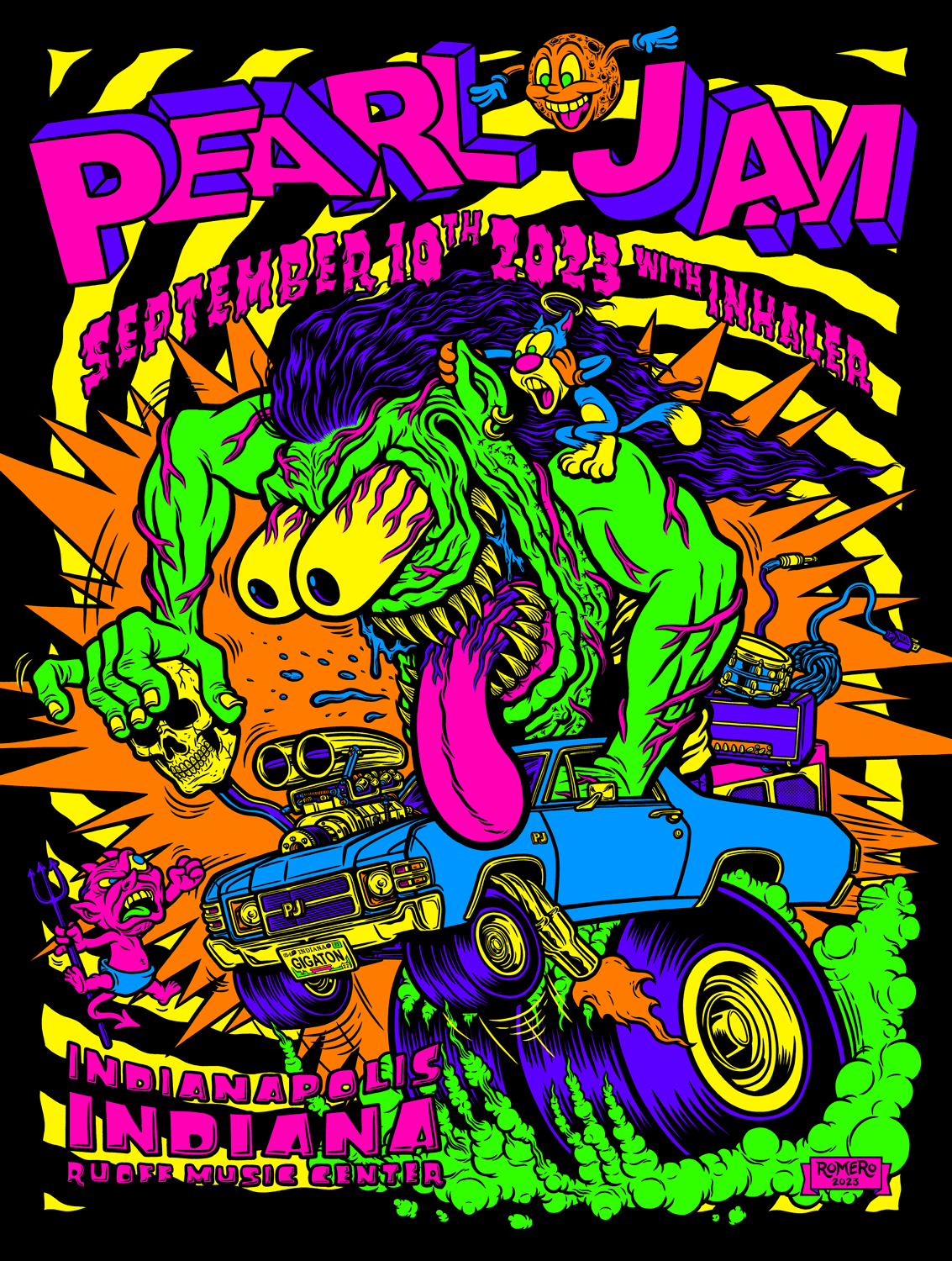 Pearl Jam | AP Tour Poster | Indianapolis 2023