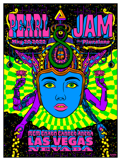 Pearl Jam | AP Tour Poster | Las Vegas | 2022