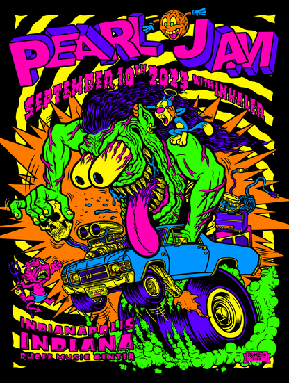 Pearl Jam | AP Tour Poster | Indianapolis 2023