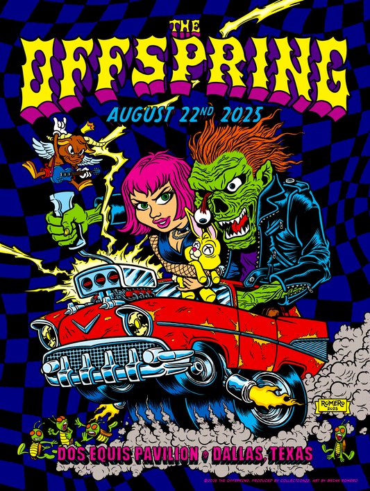 The Offspring | AP Tour Poster | Regular Paper Stock | Dallas | 2025