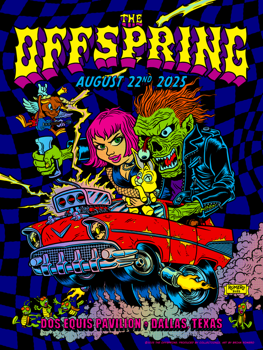 The Offspring | AP Tour Poster | Rainbow Foil | Dallas | 2025