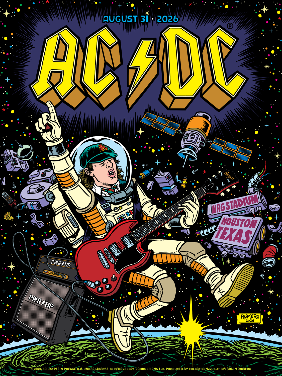 AC/DC | AP Tour Poster | Houston | 2026